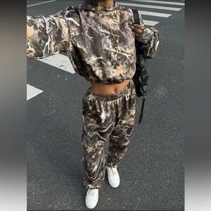 SHEIN Camouflage Jumpsuit
